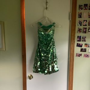 Sequin homecoming dress